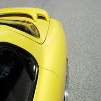 Yellow 1993 Mazda RX-7 on Black CCW Classic