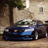 Blue 2010 Honda Civic on Gray ESM 004