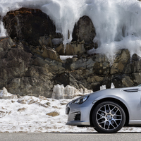 Silver/Chrome 2013 Subaru BRZ on Silver/Chrome Fast Wheels Essen