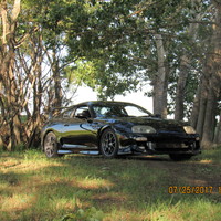 Black 1994 Toyota Supra on Gray WedsSport SA-10R
