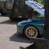 Green 1995 Toyota Supra on Gold Ultralite Nurburgring