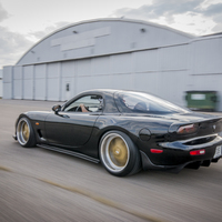 Black 1993 Mazda RX-7 on Gold Work Equip
