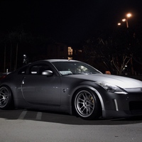 Gray 2003 Nissan 350Z on Gray Cosmis XT-206R