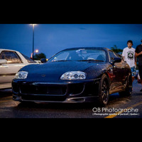 Black 1994 Toyota Supra on Black Concept One CSL-5.5