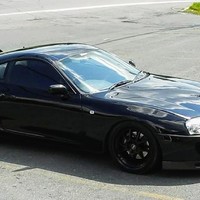 Black 1994 Toyota Supra on Black Concept One CSL-5.5