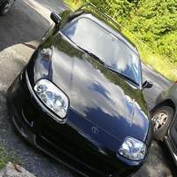 Black 1994 Toyota Supra on Black Concept One CSL-5.5