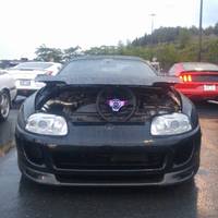 Black 1994 Toyota Supra on Black Concept One CSL-5.5