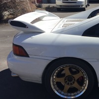 White 1994 Toyota MR2 on Gold Nismo LM GT2