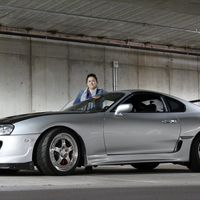 Silver/Chrome 1994 Toyota Supra on Silver/Chrome CCW LM5