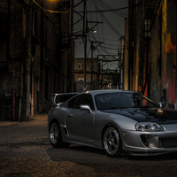 Silver/Chrome 1994 Toyota Supra on Silver/Chrome CCW LM5