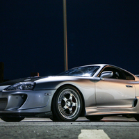 Silver/Chrome 1994 Toyota Supra on Silver/Chrome CCW LM5