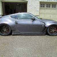 Gray 2010 Nissan 370Z on Bronze Avant Garde F211