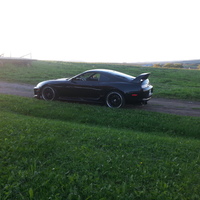 Black 1994 Toyota Supra on Black Stern ST1