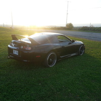 Black 1994 Toyota Supra on Black Stern ST1