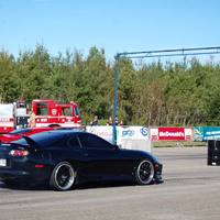 Black 1994 Toyota Supra on Black Stern ST1