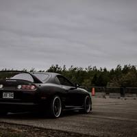 Black 1994 Toyota Supra on Black Stern ST1