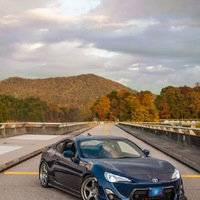 Blue 2014 Scion FR-S on Silver/Chrome Rota RT5