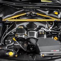 Green 2013 Subaru BRZ on Silver/Chrome Rota Retro2