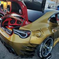 Gold 2015 Scion FR-S on Black Weds Kranze LXZ