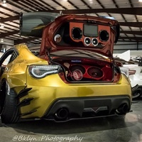 Gold 2015 Scion FR-S on Black Weds Kranze LXZ