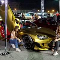 Gold 2015 Scion FR-S on Black Weds Kranze LXZ