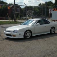White 2001 Honda Prelude on White Honda Integra Type R