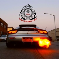 Silver/Chrome 1993 Mazda RX-7 on Silver/Chrome Advan Racing RG-D2