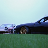 Purple 1995 Nissan 240SX on Gold F1R F21