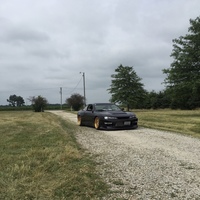 Purple 1995 Nissan 240SX on Gold F1R F21