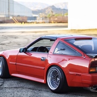 Red 1986 Nissan 300ZX on Black Epsilon Epsilon