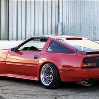 Red 1986 Nissan 300ZX on Black Epsilon Epsilon
