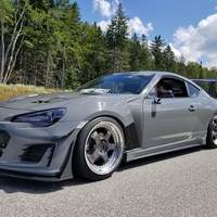 Gray 2013 Scion FR-S on Gray Varrstoen ES6