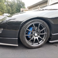Black 1990 Nissan 300ZX on Gray Katana KR19