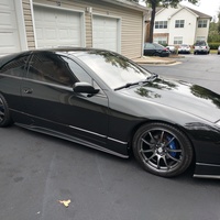 Black 1990 Nissan 300ZX on Gray Katana KR19