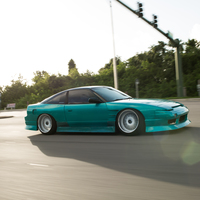 Teal 1993 Nissan 240SX on White Work VS-MX
