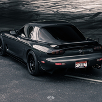 Gray 1993 Mazda RX-7 on Black Saleen S281