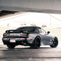 Gray 1993 Mazda RX-7 on Black Saleen S281