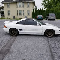 White 1991 Toyota MR2 on Bronze König Hypergram