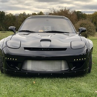Black 1994 Mazda RX-7 on Gray Forgeline ZX3P