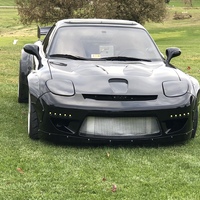 Black 1994 Mazda RX-7 on Gray Forgeline ZX3P