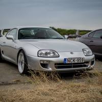 Silver/Chrome 1993 Toyota Supra on Silver/Chrome Japan Racing JR10