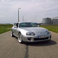 Silver/Chrome 1993 Toyota Supra on Silver/Chrome Japan Racing JR10
