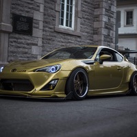 Gold 2013 Scion FR-S on Bronze Work Equip