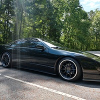 Black 1990 Nissan 300ZX on Gray XXR 527D