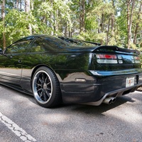 Black 1990 Nissan 300ZX on Gray XXR 527D