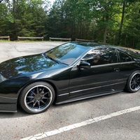 Black 1990 Nissan 300ZX on Gray XXR 527D