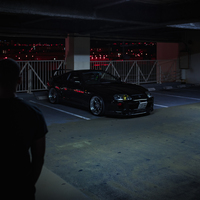 Black 1993 Toyota Supra on Silver/Chrome SSR Professor MS3