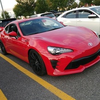 Red 2017 Toyota GT86 on Black RTX R-Spec Stag