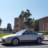 Silver/Chrome 1989 Toyota MR2 on Silver/Chrome Enkei Enkei92
