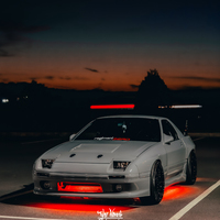 Gray 1986 Mazda RX-7 on Black WedsSport SA-60M